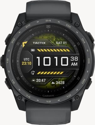 Garmin Tactix 8 51mm AMOLED Cerakote Coated Sapphire Tactical Smartwatch - Slate Grey with Black Silicone 010-04553-01