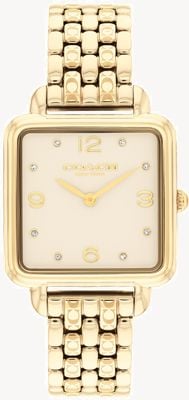 Coach Cass (28mm) Champagne Dial / Gold PVD Stainless Steel Bracelet 14504495