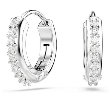 Swarovski 5701600 Matrix Cubic Zirconia Mini Hoop Earrings Jewellery