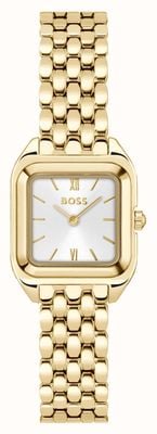 BOSS MAE PETITE (22mm) Silver Dial / Gold PVD Stainless Steel Bracelet 1502823