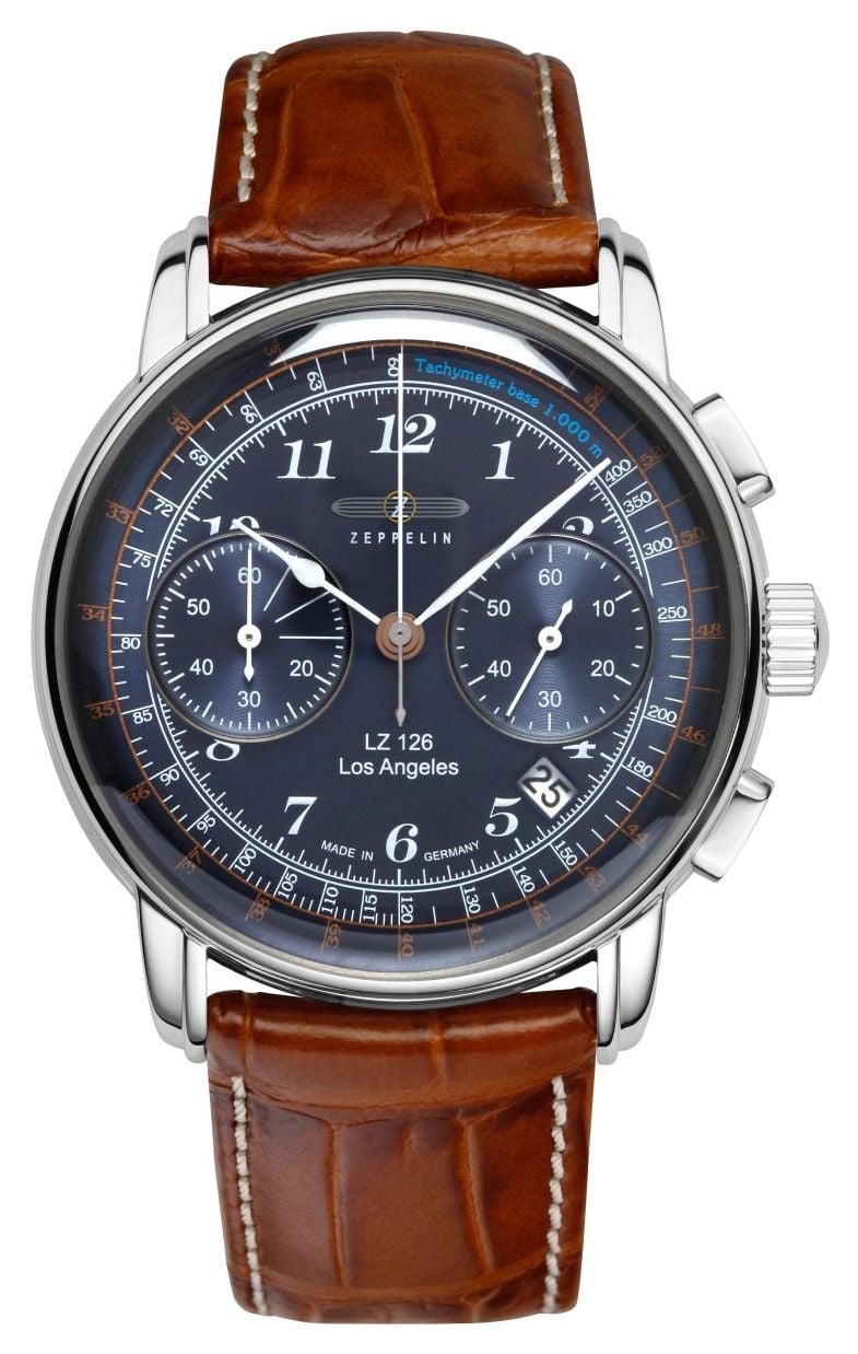 Zeppelin 7614-3 LZ 126 Los Angeles Quartz Chronograph (42mm Watch