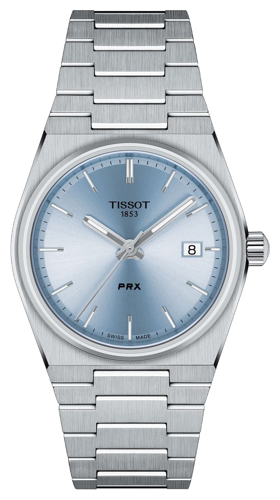 Tissot T1372101135100 PRX Quartz (35mm) Ice Blue Sunray Dial Watch