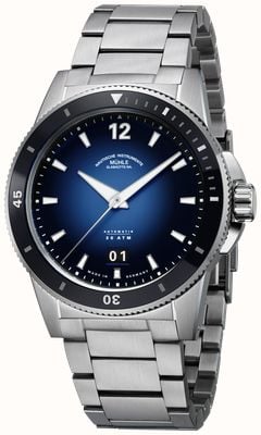 Mühle Glashütte Sportivo Big Date Automatic (42.5mm) Deep Blue Dial / Stainless Steel Bracelet M1-52-42-MB