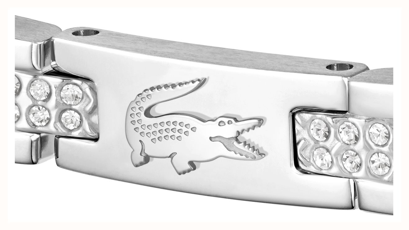 Lacoste Metropole Stainless Steel Bracelet With Crystals 2040670 - alternate view 2