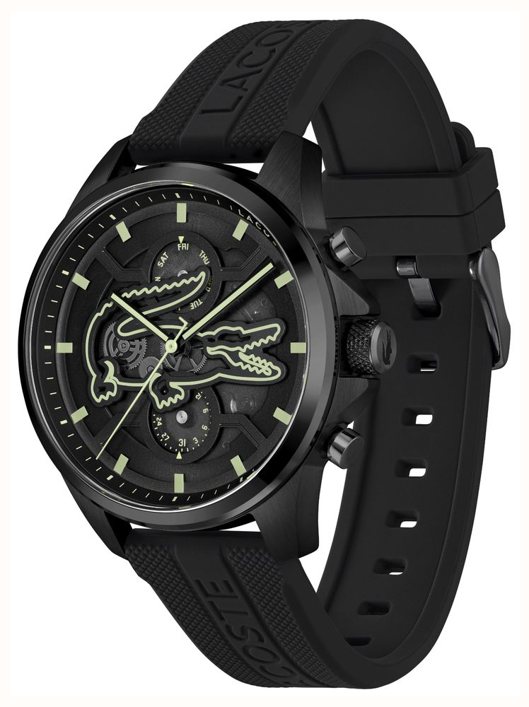 Lacoste Arthor Skeleton Black silicone Watch 2011537 - alternate view 2