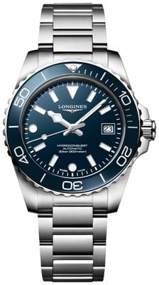 LONGINES HydroConquest Automatic (39mm) Blue Lacquered Dial / Stainless Steel Bracelet L37794966