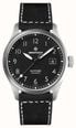 Bremont Altitude Date Automatic (39mm) Brushed Black Galvanic Metal Dial / Black Nubuck Leather Strap ALT39-DT-SS-BK-L-S