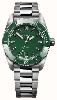 Victorinox Maverick Automatic (39mm) Green Dial / Stainless Steel Bracelet 242107