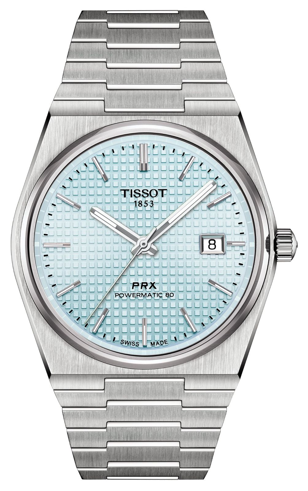 Tissot T1374071135100 PRX Powermatic 80 (40mm) Ice Blue Dial Watch