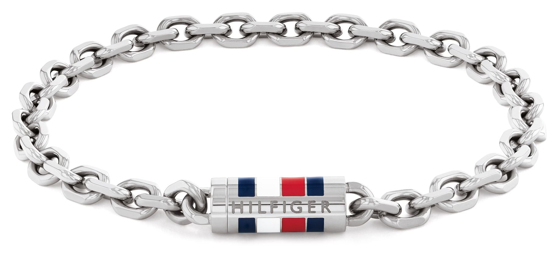 Tommy Hilfiger 2790652 Men's Bruce Chain Bracelet Silver Jewellery