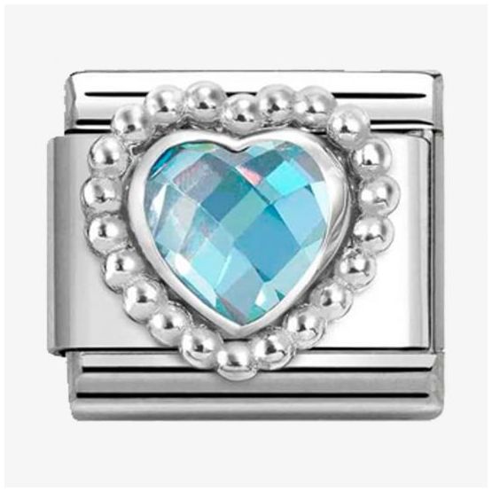 Nomination 330606/006 Classic Dotted Heart Sterling Silver Jewellery