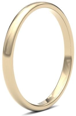 James Moore Wedding Rings | 18ct Yellow Gold | 2mm | Medium | Premium Court | AG_2LMP-18Y