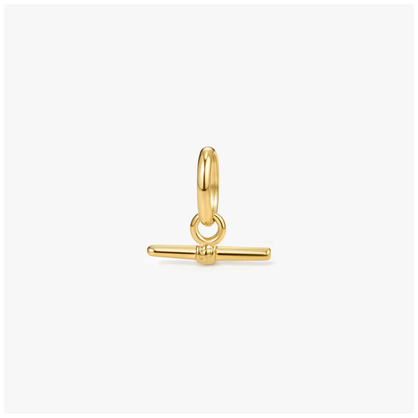D.LOUISE CH-41 Gold Tone Mini T Bar Charm Pendant Jewellery