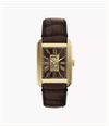 Fossil Carraway 30 mm Automatic Brown Croco Leather Watch ME3281