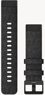 Garmin QuickFit 20 Watch Strap Only, Heathered Black Nylon With Black Hardware 010-12875-00