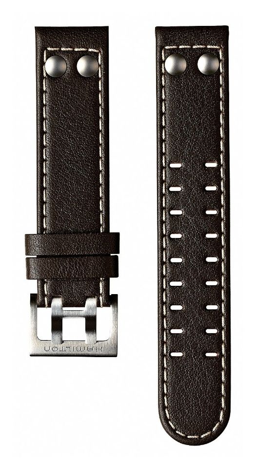 Hamilton Straps H690705118 Khaki Field Dark Brown Leather Watch