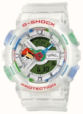 Casio G-Shock 110 Series Pokémon Collaboration (51.2mm) Analog-Digital Dial / Bio-Based Resin Band GA-110PKM-7AER
