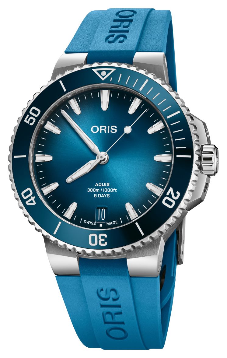 ORIS 01 400 7790 4135-07 4 23 45EB Aquis Date Calibre 400 Watch