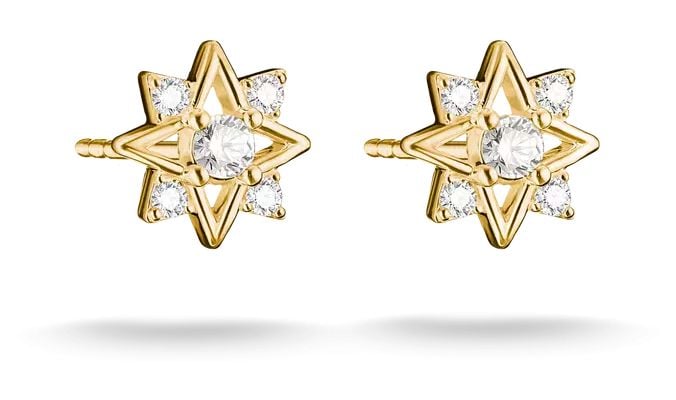 Thomas Sabo H2380-M01-14 18ct Yellow Gold Plated Cubic Jewellery
