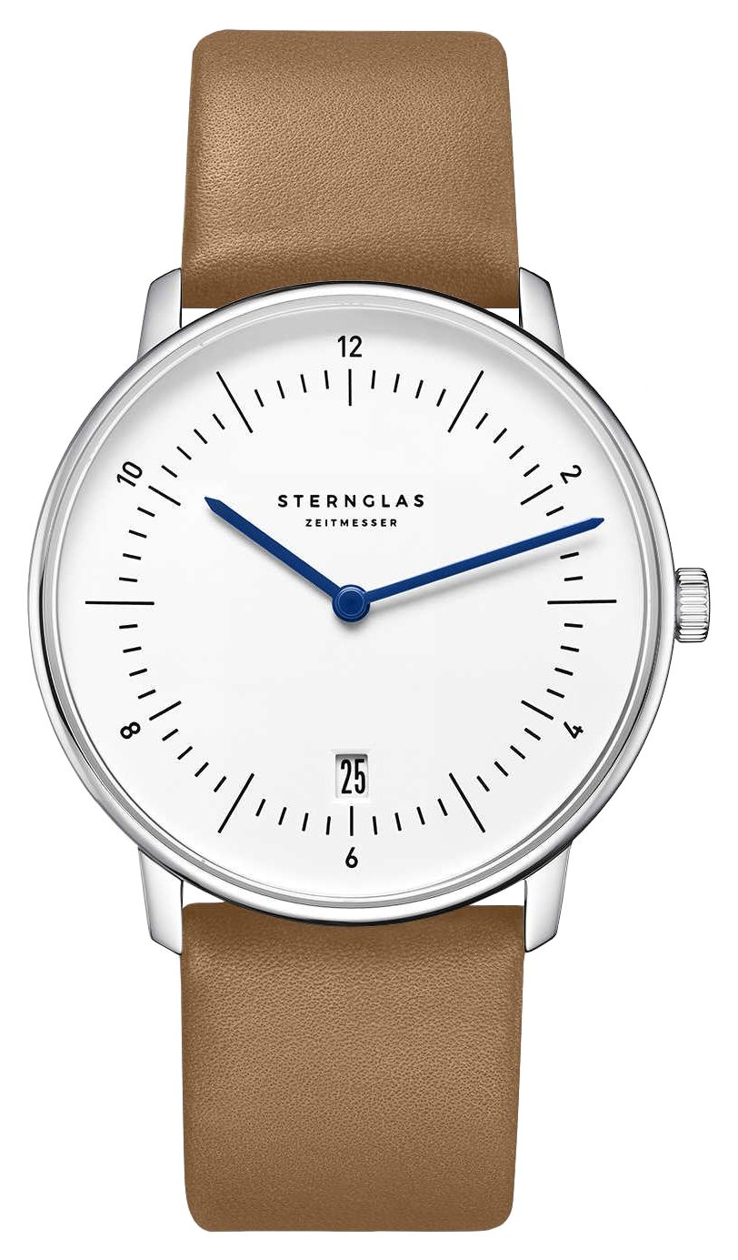 STERNGLAS S01-NA44-PR01 Naos Quartz (38mm) White Dial / Watch