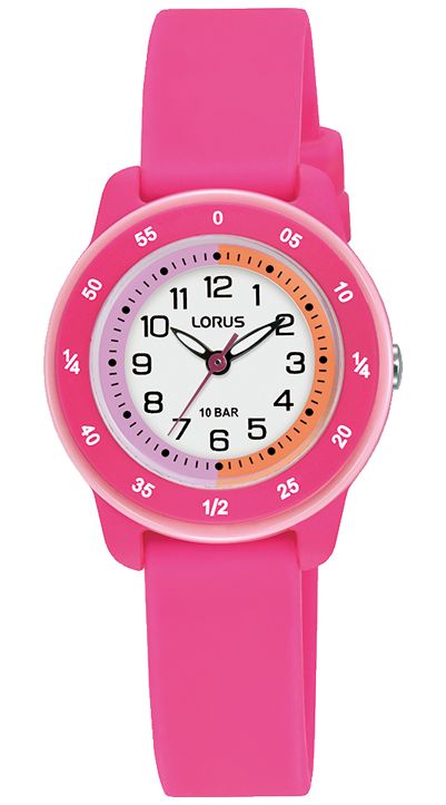Lorus RRX57JX9 Youth ‘Time Teacher’ (27mm) White Dial / Pink Watch