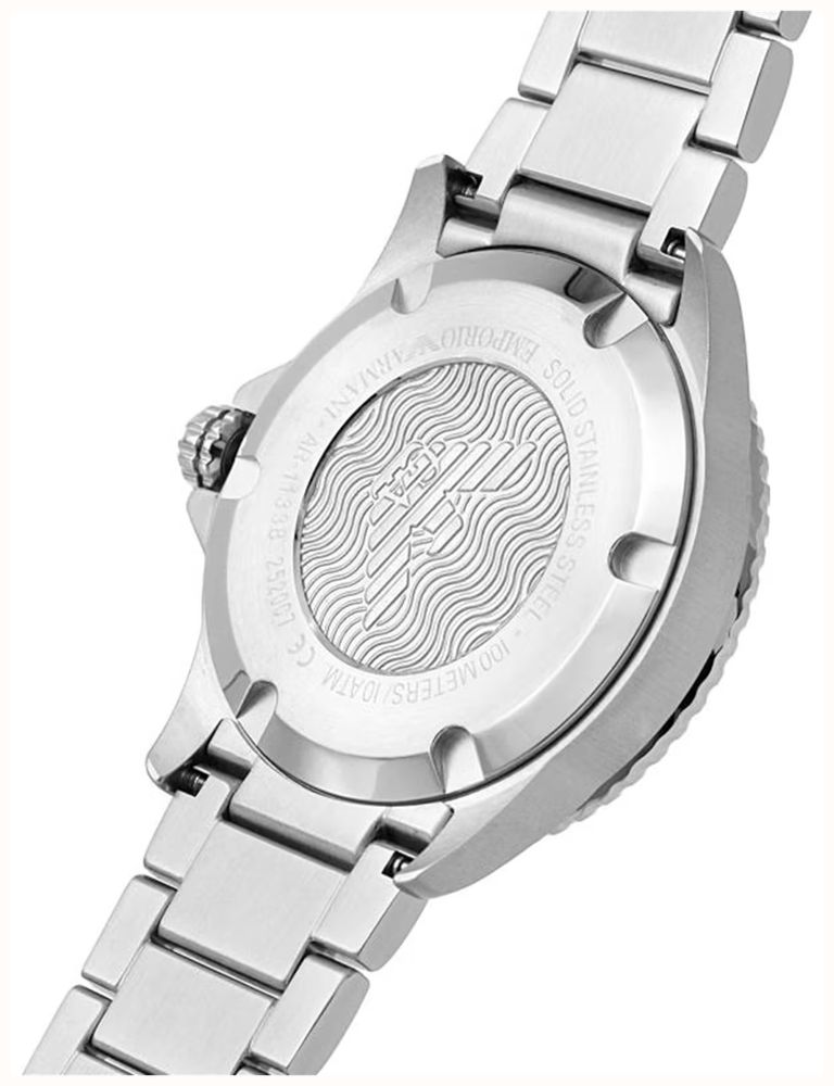 Emporio Armani Men's Stainless Steel Bracelet Green Dial Divers Series AR11838 - alternate view 3