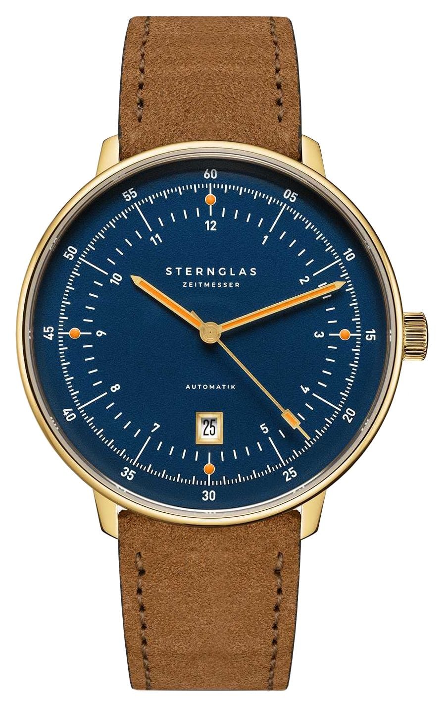 STERNGLAS S02-HHM07-WL02 Hamburg Automatic (42mm) Blue Dial Watch