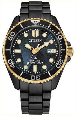Citizen Eco-Drive Promaster Diver Limited Edition (40mm) Black Dial / Grey-ION Stainless Steel Bracelet BN0264-53E