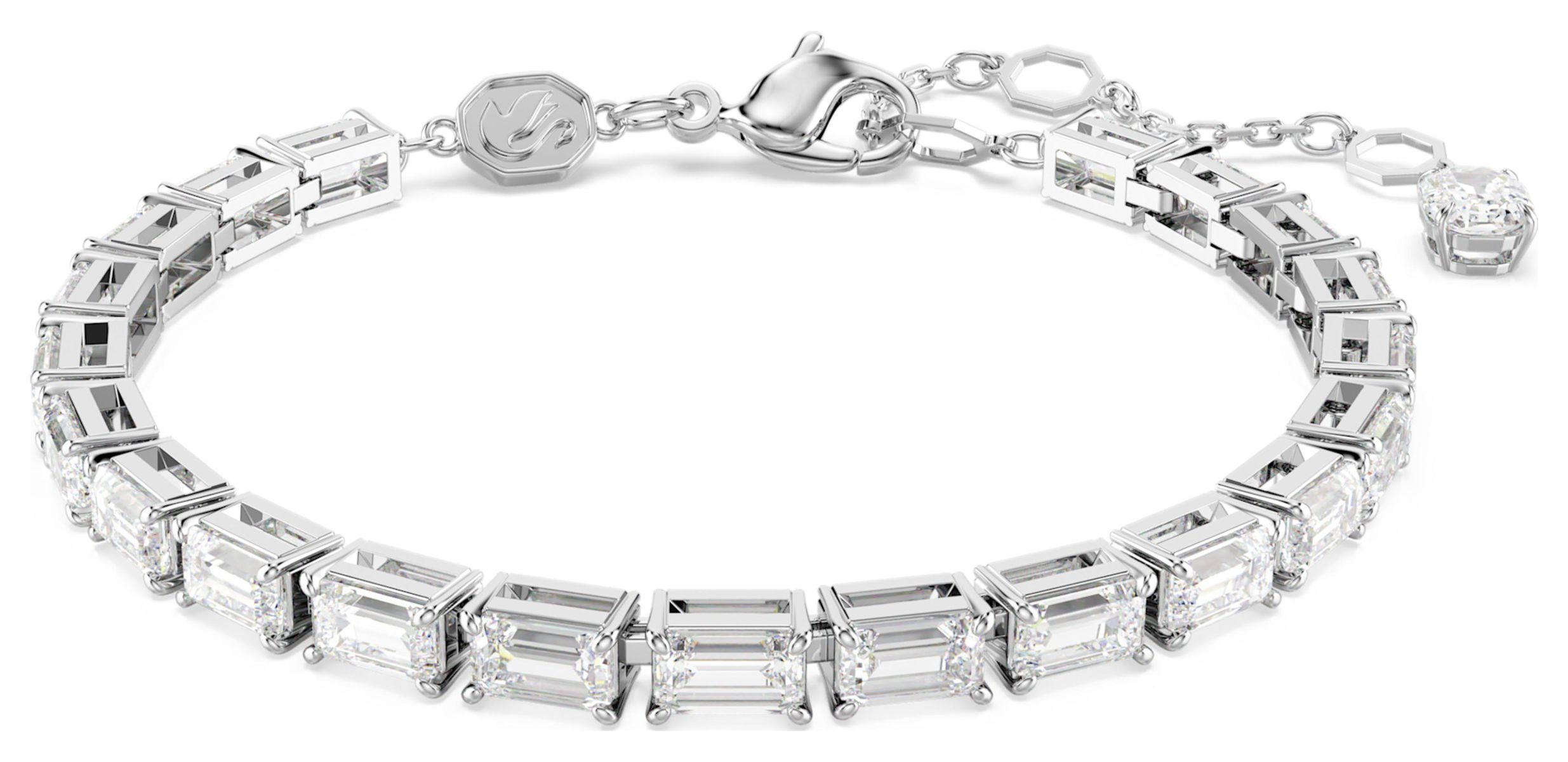 Swarovski 5707200 Matrix Tennis Bracelet Baguette-Cut White Jewellery