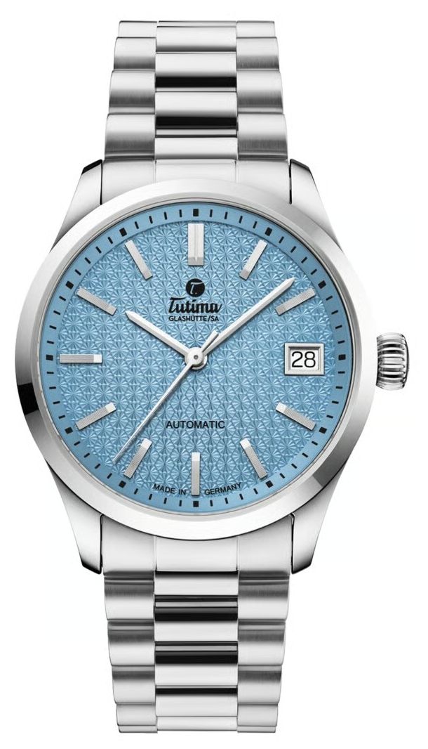 Tutima GlashÃ¼tte 6705-06 Sky Automatic (34mm) Ice Blue Dial Watch