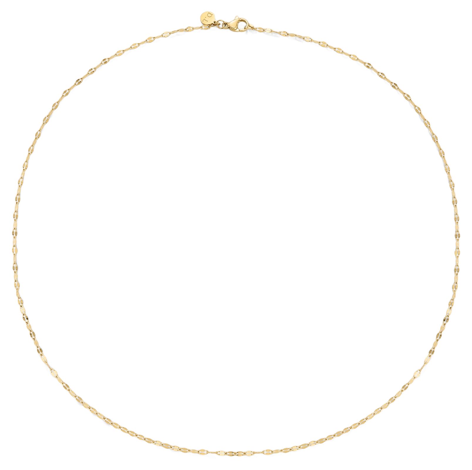D.LOUISE GN-034 Extended 14K Gold PVD Dainty Necklace Jewellery