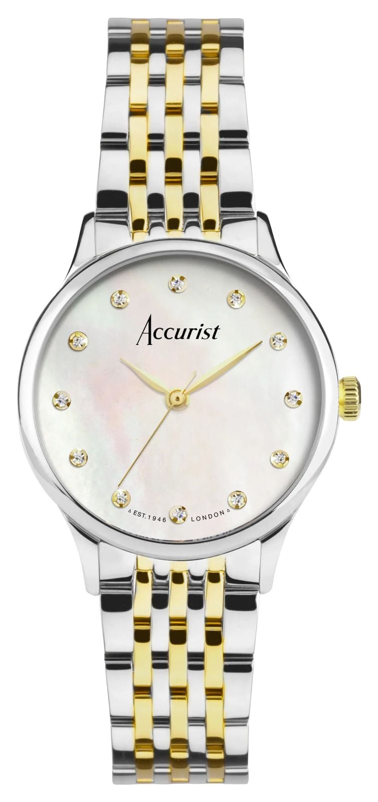 Accurist 77006 Women’s Dress Diamond Quartz (28mm) Mother-of Watch