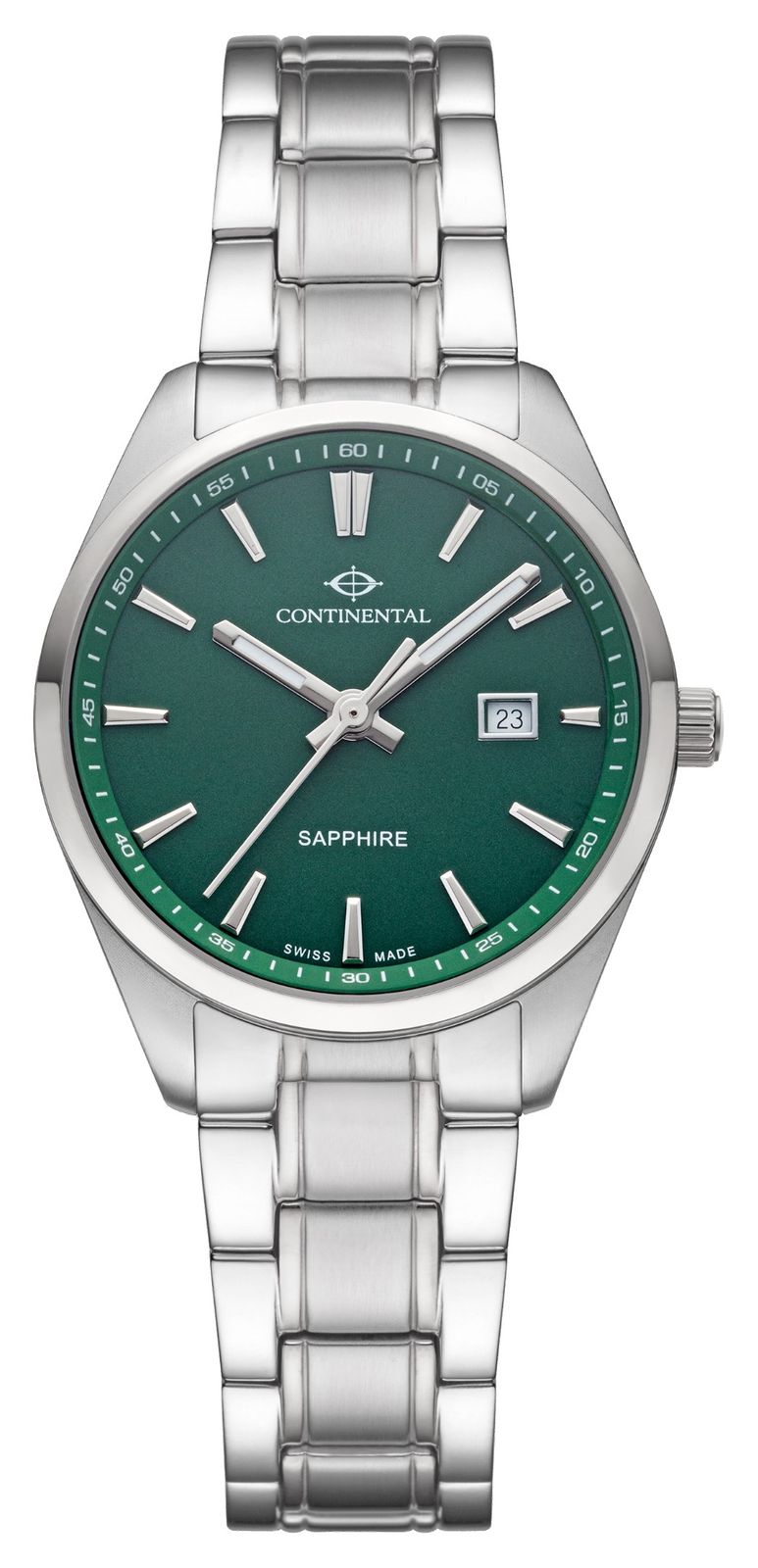 Continental 23001-LD101950 Contemporary Round (32mm) Green Watch