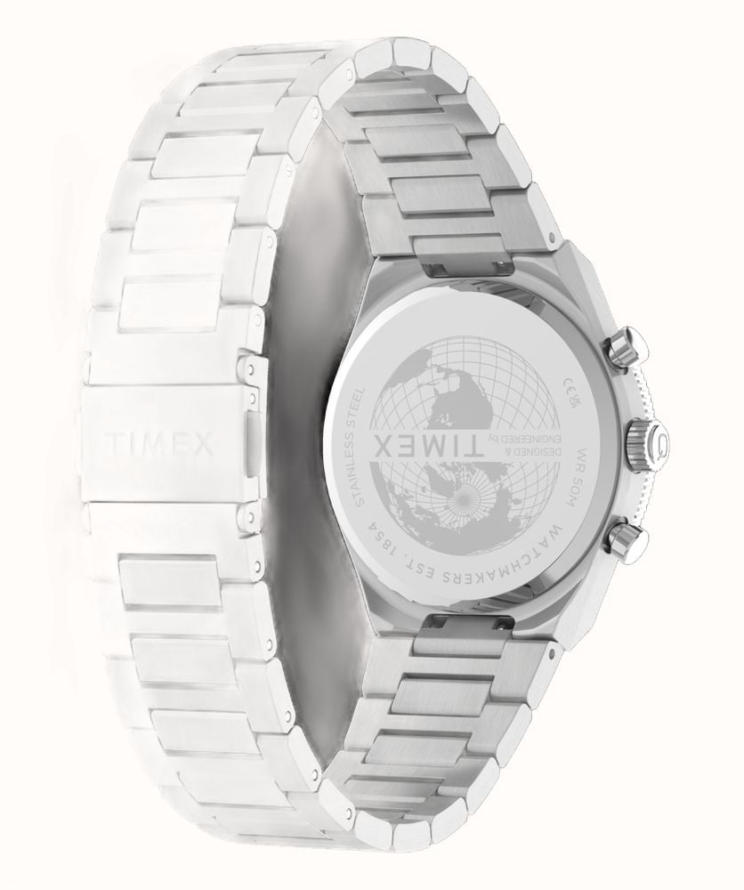 Timex Q Timex Continental Chronograph 36mm Stainless Steel Bracelet TW2Y93200 - alternate view 5