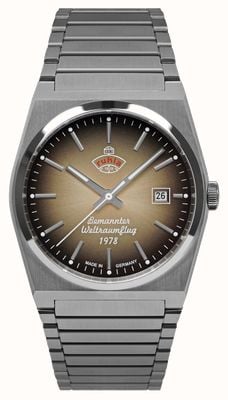 RUHLA Space Control Automatic (40mm) Space Brown Dial / Stainless Steel 4660M2