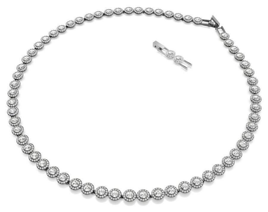 Swarovski 5681057 Una Angelic Tennis necklace / Round cut, Jewellery