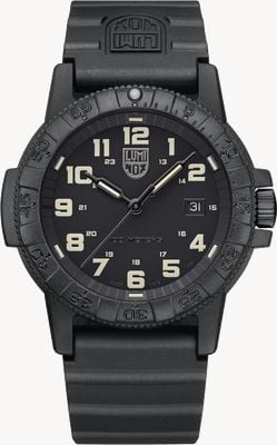 Luminox Leatherback Sea Turtle 0320 Series (44mm) Black Dial / Black Rubber Strap XS.0330