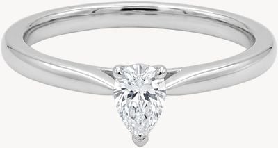 Plat Pear 0.29ct Dia ring 9045 Ref J65914