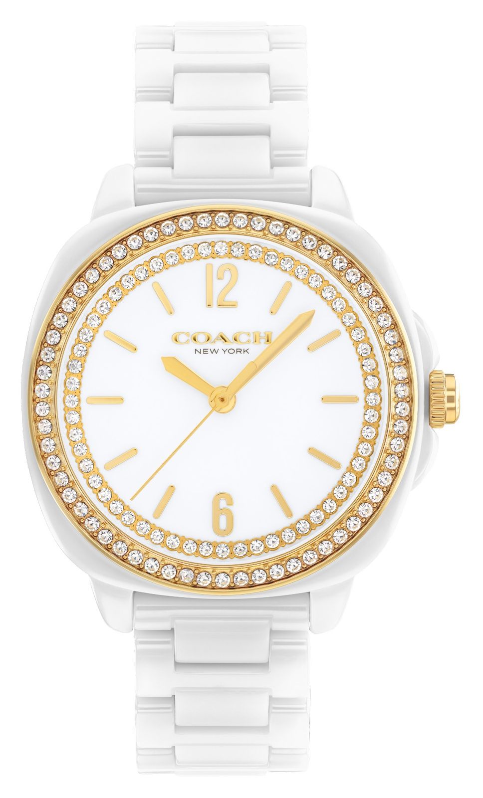 Coach 14504562 Women’s Kitt (34mm) White Dial / White Watch