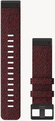 Garmin QuickFit 22 Watch Strap Only, Heathered Red Nylon 010-12863-06