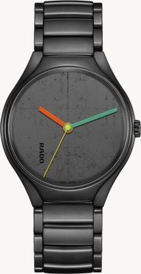 RADO True Round x Les Couleurs Le Corbusier Automatic (40mm) Grey Dial / High-Tech Ceramic Bracelet R27111162