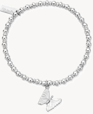 ChloBo Didi Sparkle Butterfly Bracelet Sterling Silver SBDS3318