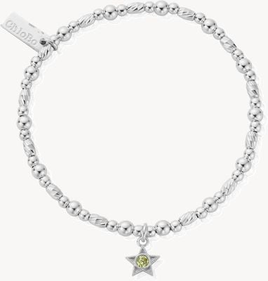 ChloBo August Birthstone Bracelet - 925 Sterling Silver SBBCB3494