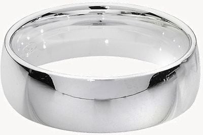 Treasure House Silver Traditional Court 6 mm Wedding Band G7716/W