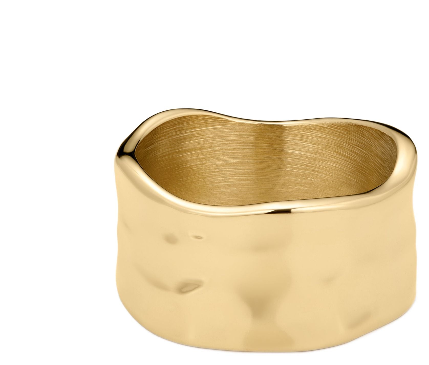 D.LOUISE GR-040-009 Chunky Textured Band Ring Size 9 UK R Jewellery