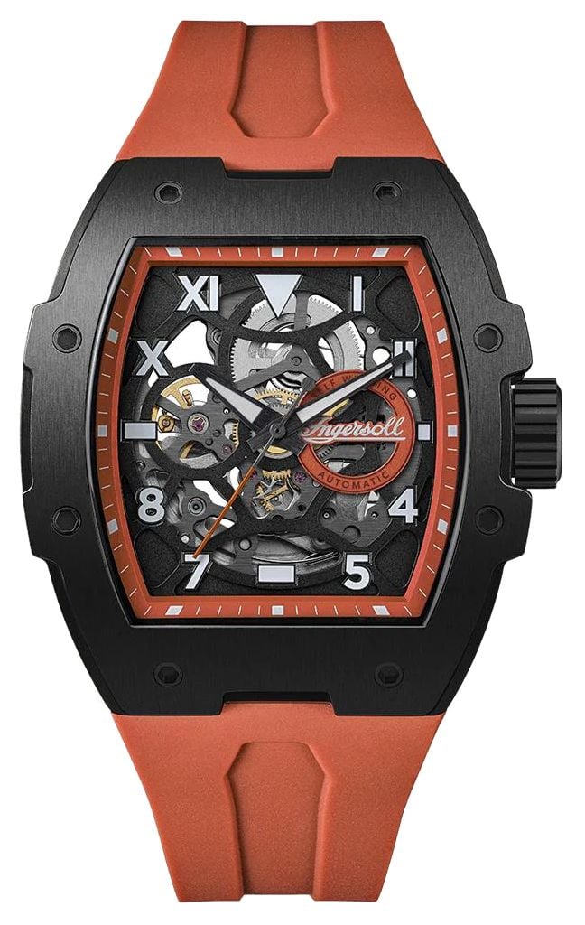 Ingersoll I15304 THE PLAY Automatic (45.2mm) Black Skeleton Watch