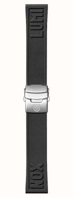 Luminox Genuine Rubber Cut-to-Fit Strap - Black - 24mm - Steel Buckle (STRAP ONLY) Watch FPX.2406.21Q.K