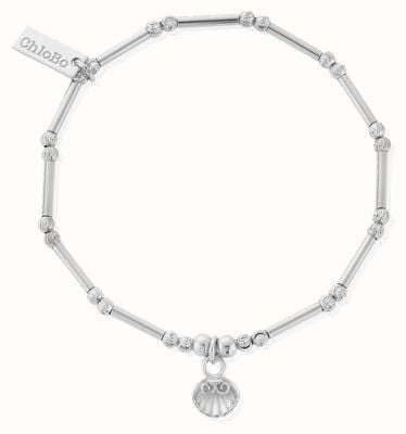 ChloBo Dainty Moon Cut Sparkle Travel Seeker Bracelet SBMCTN3402