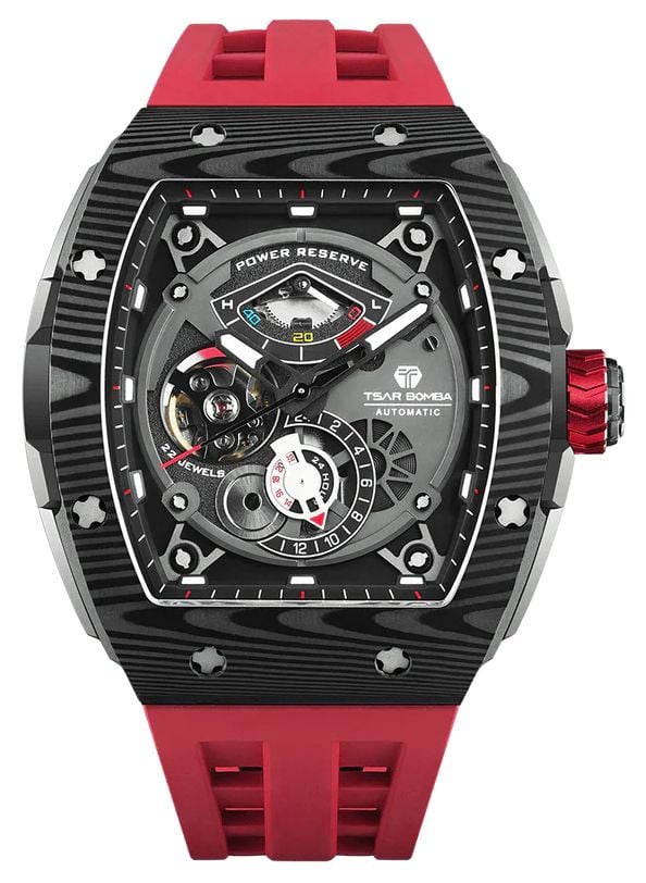 TSAR BOMBA TB8210CFII-03 Elemental Series Carbon Fiber Watch
