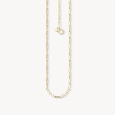 Thomas Sabo CHARM NECKLACE 18-CARAT GOLD PAPERCLIP X0254-413-39-L45